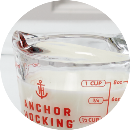 Anchor Hocking 55175AHG18 8 oz. Clear Glass Measuring Cup