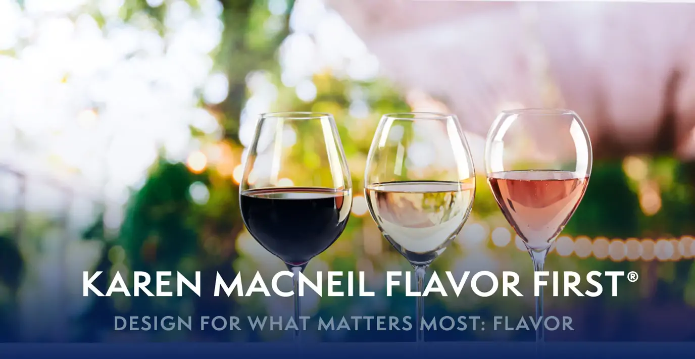 Karen MacNeil's Flavor First™ Wine Glasses – Variety Set of 6