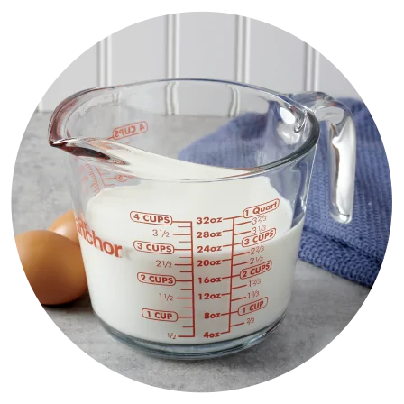 Anchor Hocking 16 Ounce Open Handled Measuring Cup