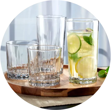 Fuum Tumbler Glasses Set of 4: Smoke