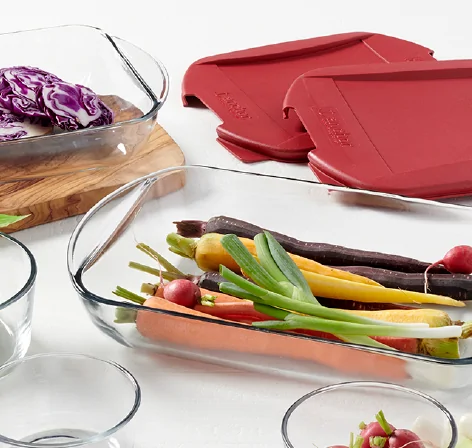 Basics 4-piece Glass Bakeware Set